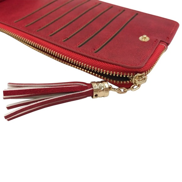 Womens RFID Bifold Phone Wallet Cards Organizer - Picture 5 of 5